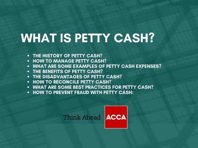 What Is Petty Cash 